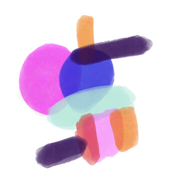 Watercolor Painting Abstract