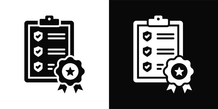 Quality Assurance black and white background style collection