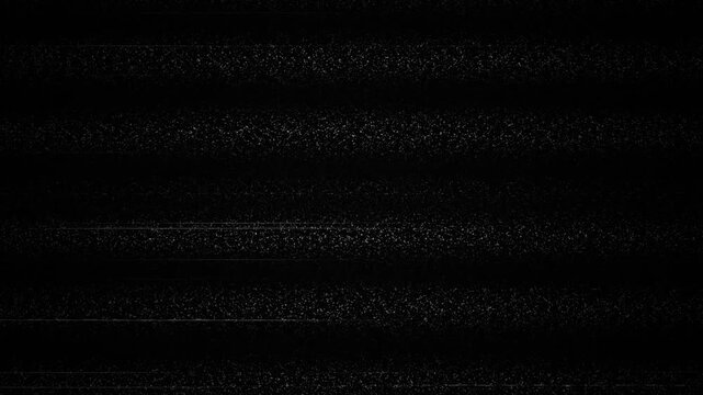 Vintage analog tv static noise glitch texture scanlines retro monochrome signal error dark grainy