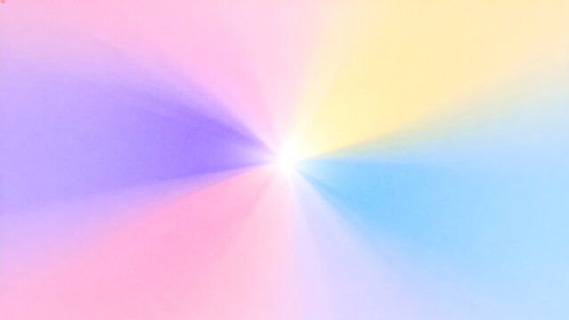 Colorful gradient light burst