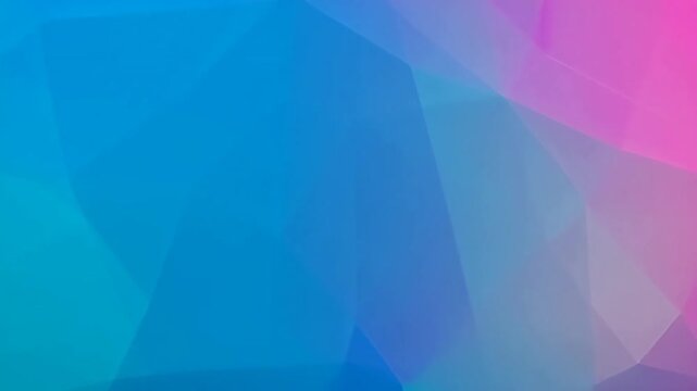 Abstract geometric pattern with blue and pink hues