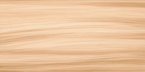 Naklejka premium Light Tan Wood Background Top Down Flat View Continuous Horizontal Grain Fine Parallel Undulating Lines Smooth Uniform Texture Flooring Paneling