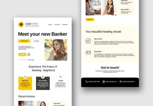 Meet Your New Banker Email News Letter