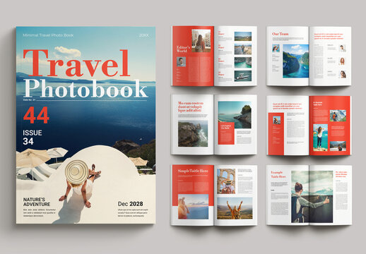 Travel Photobook Layout