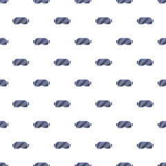 Fototapeta premium Ski goggles providing eye protection in a flat, repeating seamless pattern
