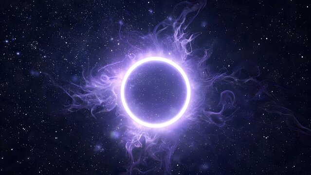 Cosmic ring in space