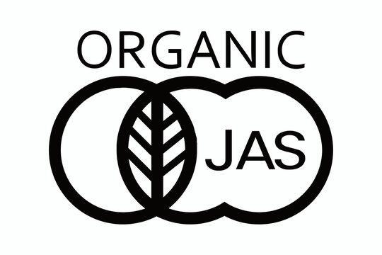 Organic JAS certification mark for natural food packaging label showing agricultural standard compliance and eco friendly product authenticity for farmers and food brands