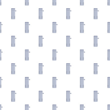 Electronic cigarette vape mods creating a seamless pattern on a white background