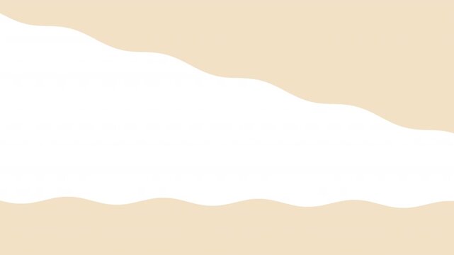 Soft cream and white wavy organic motion graphics background