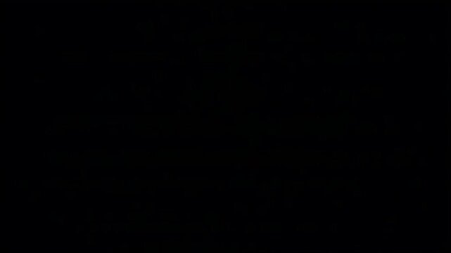 Question mark glowing above a complex circular maze with a tiny person standing in the center, 3D motion video clip