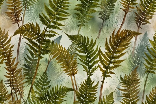 Macro shot of fern spores on the underside of a leaf