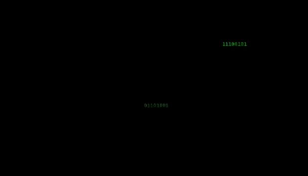 Matrix code rain