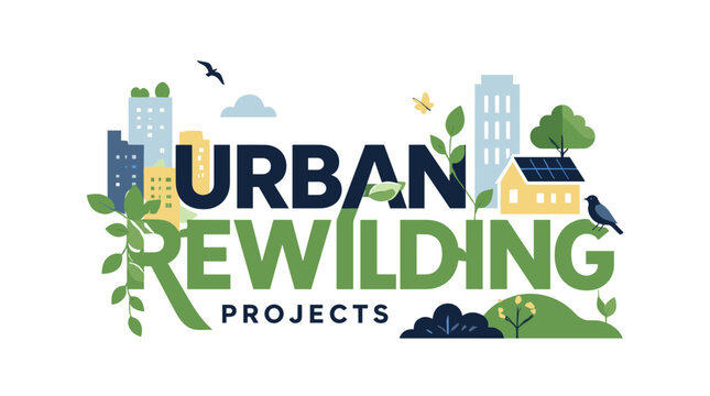 Urban Rewilding in Cities and Community Projects.