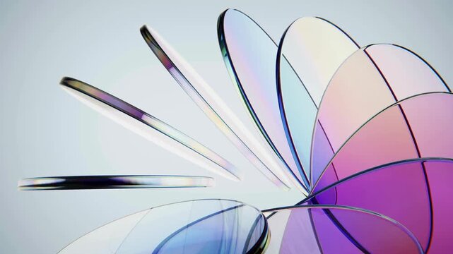 digital colour glass cinematic illustration