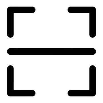 qr code scanner icon set