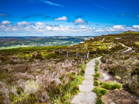 Simonside looking towards Dove Crag, near Rorhbury Northumbeland