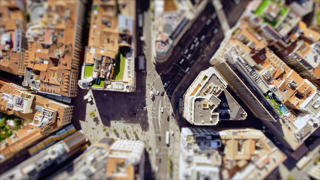 Premium Overlays Tilt Shift 1 &ndash; Miniature World Effects, Selective Focus Overlays and Cinematic Depth Visual Styles for Video Editing
