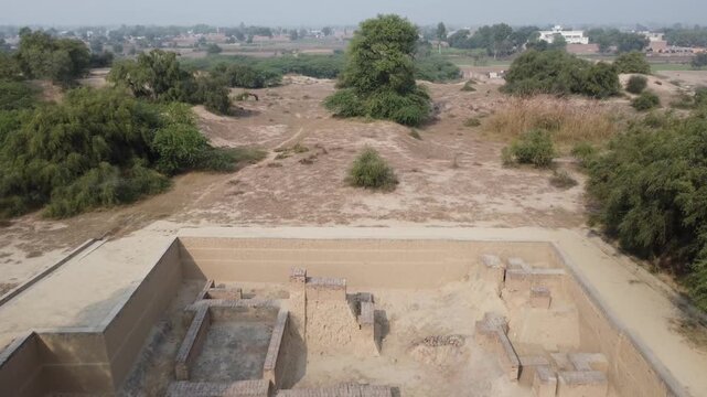 Harappa workshop on mound et where artisans produced beads bangles and copper tools