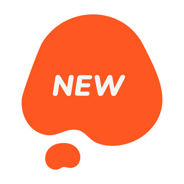 New Tag Sticker Style Blob