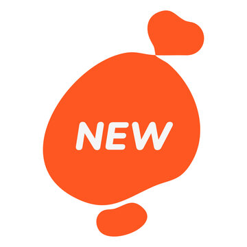 New Tag Flowing Outline Blob