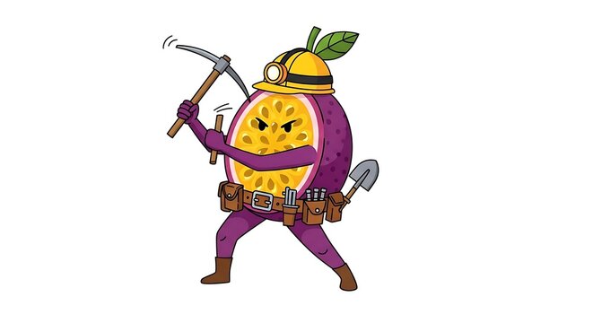 Cartoon bee character dancing with joy.