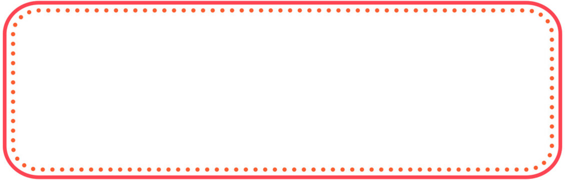 Cute Rounded Dotted Border Frame
