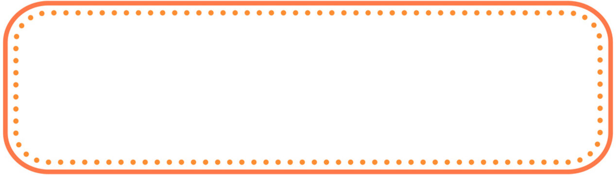 Cute Rounded Dotted Border Frame