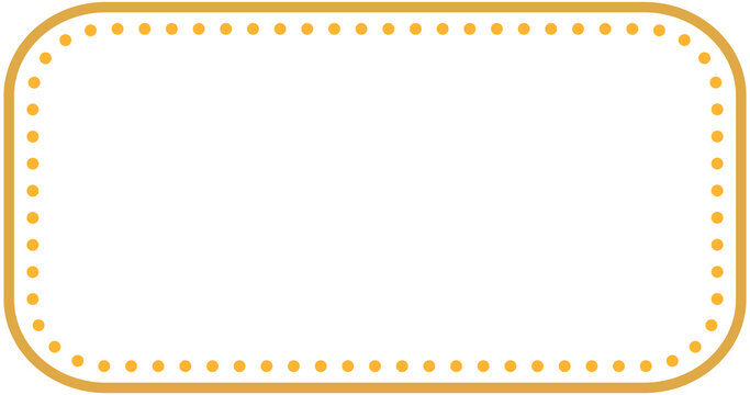 Cute Rounded Dotted Border Frame