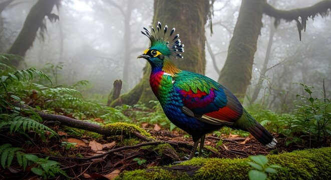 Himalayan Monal Forest Jewel Glow