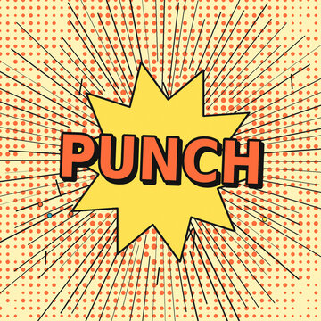 Pop Comic Art Sound Effect Typography
