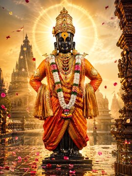 Devshayani Ekadashi/ Ashadhi Ekadashi/ Maha Ekadashi/ Pandharpur Wari Harishayani/ Shayani Ekadashi/ Vitthal Ekadashi/ Prabodhinipurv Ekadashi/ Lord Vitthal Rukmini Devotional Hindu Festival