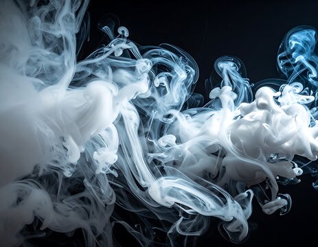 Smoke and vapor abstract background texture.