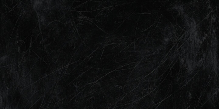 Black scratched stone texture background with white streaks and scratches vector illustration