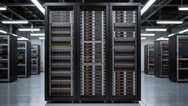 Powerful Server Rack System in Modern Data Center Infrastructure