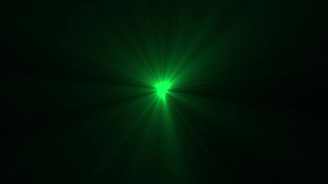 Sun light rays animation with glowing solar flares and volumetric lens leak effect.
