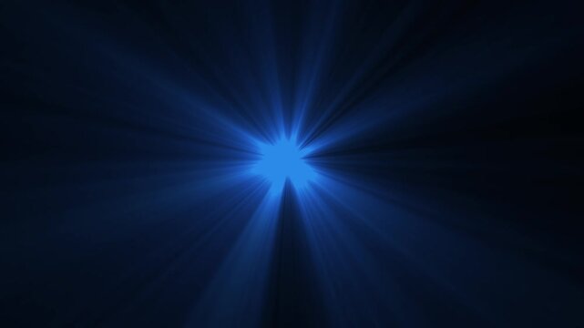 Sun light rays animation with glowing solar flares and volumetric lens leak effect.