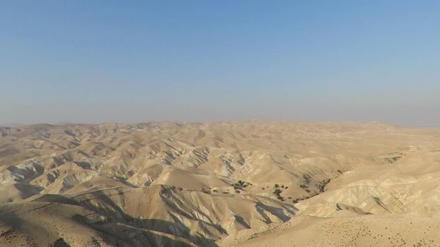 The Jude Desert in a hot day, Israel