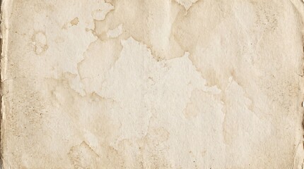 Fototapeta premium Old vintage paper texture background with aged stains and antique yellowed parchment effect 