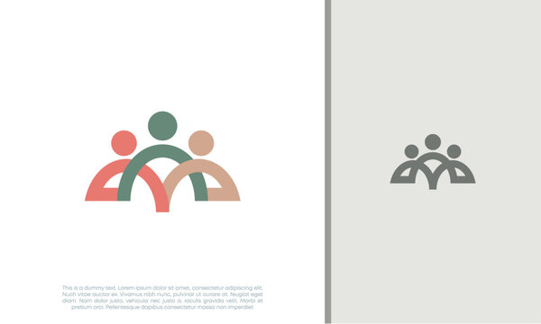 Global Community Logo Icon Elements Template. Community human Logo template vector. Community health care. Abstract Community logo