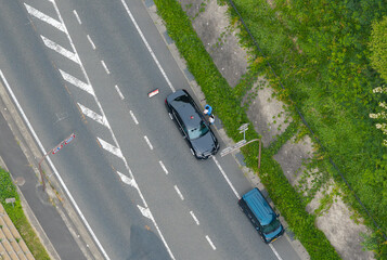 Japanese Unmarked Police Car Conducting Speeding Enforcement Operations © Arakawa27