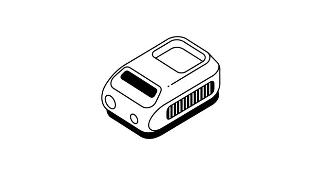 Portable electronic device with digital display and sensor