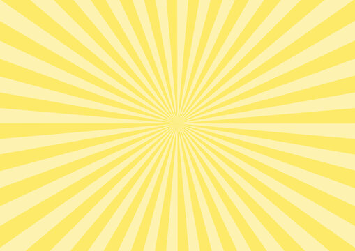 Yellow sun rays, conceptual illustration
