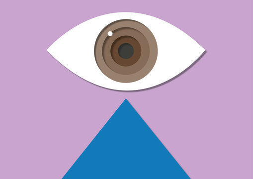 Eye, conceptual illustration