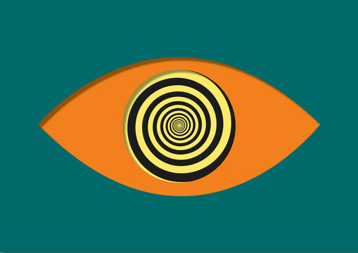 Hypnosis, conceptual illustration
