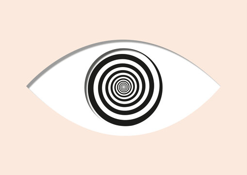 Hypnosis, conceptual illustration