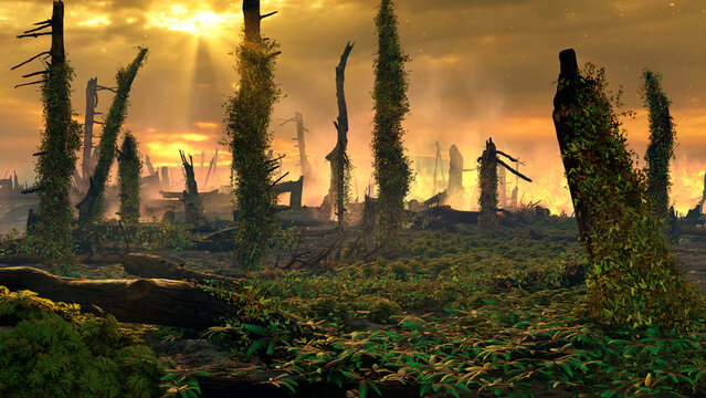 Triassic Inferno Extinction Event