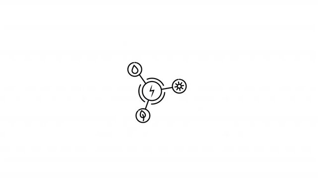 Energy Sources Special Lineal Icon