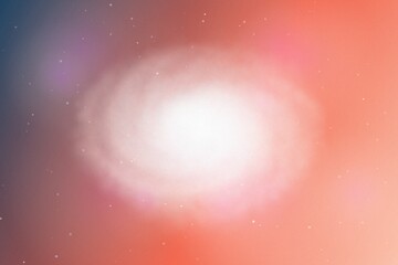 Colorful cosmic nebula background with stars © naufalsyahputra