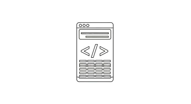 Coding webpage on computer screen.