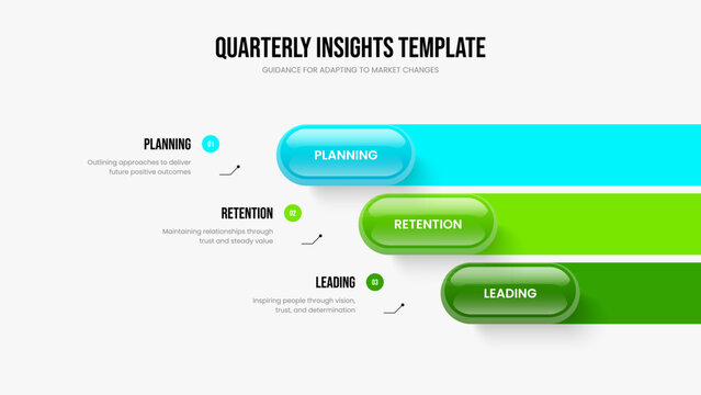 Corporate Performance Three Element Diagram Slide Template. Financial Proposal 3 Option Infographic Frame Design. Market Introduction Slideshow Layout Vector Illustration.